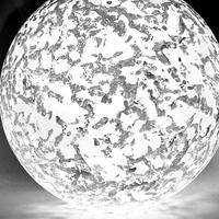 Lampada Murano Globo Vintage '70 Vetro e Metallo