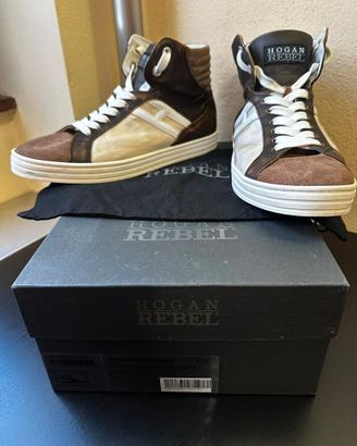 Sneakers Hogan Rebel beige uomo 41,5