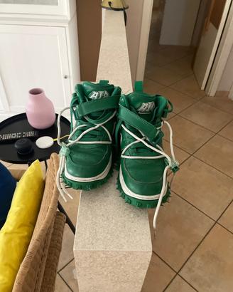 nike air force 1 mid SP off-white pine green