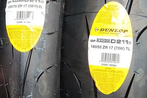 DUNLOP D211 GP RACER M 120/70+180/55 E