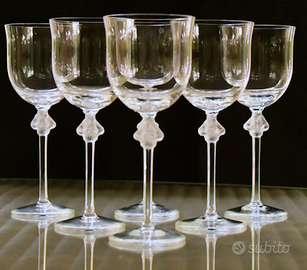 Lalique "Roxane" servizio 36 bicchieri calici