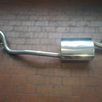 SCARICO SPORTIVO FIAT PANDA 4x4 ACCIAIO INOX