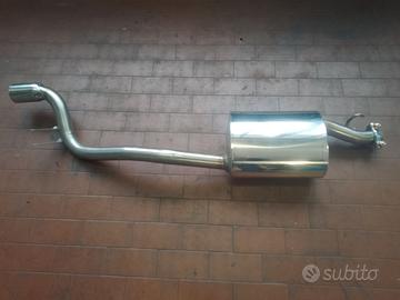 SCARICO SPORTIVO FIAT PANDA 4x4 ACCIAIO INOX