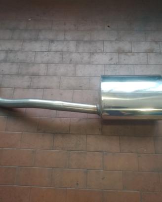 SCARICO SPORTIVO FIAT PANDA 4x4 ACCIAIO INOX