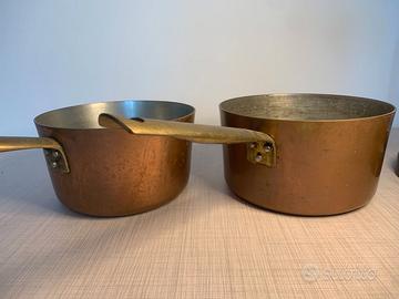 2 Casseruole in Rame Vintage FASA Professionali