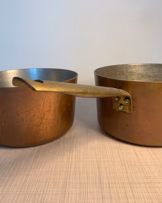2 Casseruole in Rame Vintage FASA Professionali