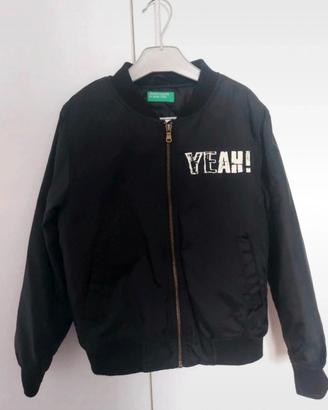 Bomber Benetton bambino 7/8 anni 