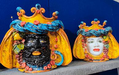 teste di moro Caltagirone 50 x 40