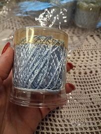 7 gomitoli cotone uncinetto rayon 50 grammi