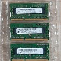 x3 Banchi RAM, 1GB DDR3 SODIMM (Notebook) - NUOVI