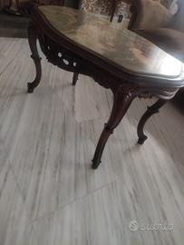 Tavolino vintage  in Onice verde