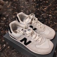 scarpe new balance  bianche  
