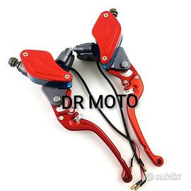 Kit Pompe freno frizione Idrauliche leve ROSSE