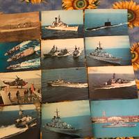 Cartoline navi,elicotteri e sommergibili
