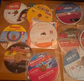 Lotto CD DVD materiale didattico