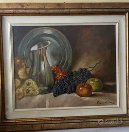 Quadro con cornice dorata