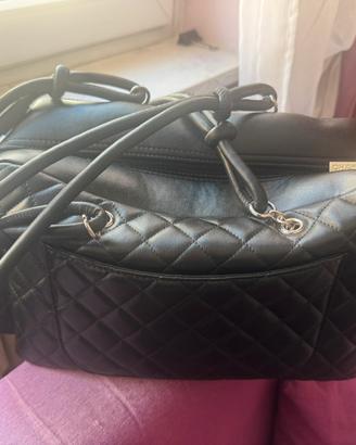 Borsa in pelle nera
