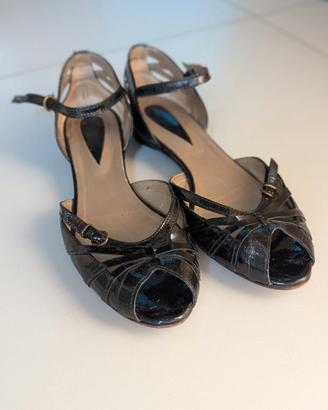 Sandali in pelle verniciata Janet&Janet taglia 38