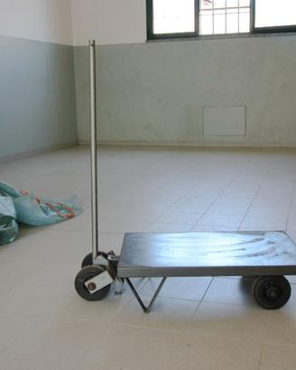 Carrello  in ferro 50x80 cm con timone