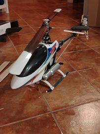 elicottero rc raptor 50 modificato con ricambi