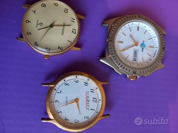 tris di orologi vintage 