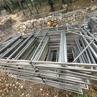 500pz Gancere / Telai Appendi-Salumi in Acciaio