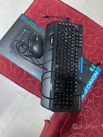 Tastiera e mouse logitec gaming
