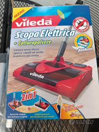 Vileda Scopa Elettrica + Catturapolvere 2 in 1