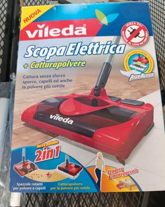 Vileda Scopa Elettrica + Catturapolvere 2 in 1
