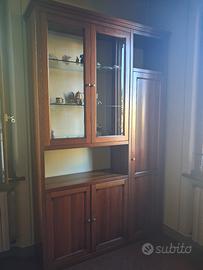 vetrina classica noce