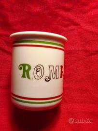 Tazzina souvenir Roma ceramica kronester Bavaria