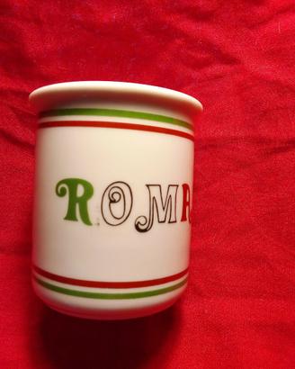 Tazzina souvenir Roma ceramica kronester Bavaria