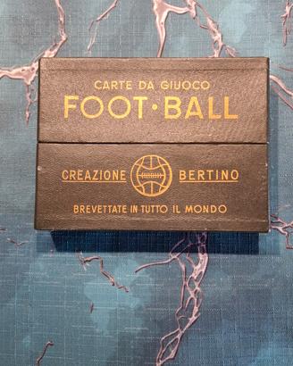 gioco di carte del calcio vintage degli anni 40-50