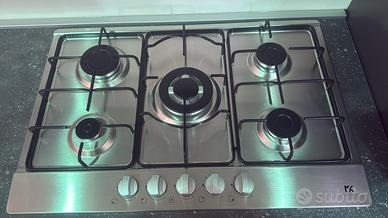 Piano Cottura a Gas 5 fuochi Master Kitchen nuovo
