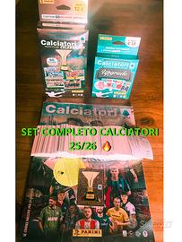 SET COMPLETO + album CALCIATORI PANINI 25/26