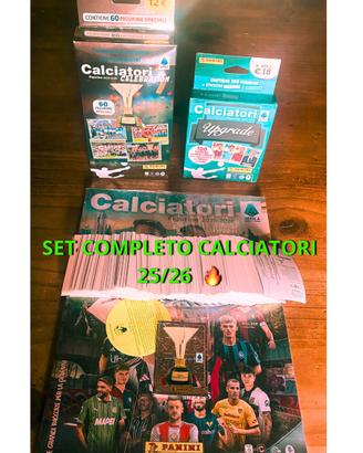 SET COMPLETO + album CALCIATORI PANINI 25/26