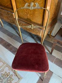 Sedie in ferro battuto