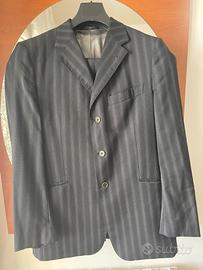 Vestito uomo colore nero a righe tg. 50