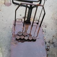 Bilancia Bascula in Ferro con pesi originali