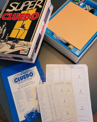 SUPER CLUEDO VINTAGE ANNI 80 EG - COMPLETO