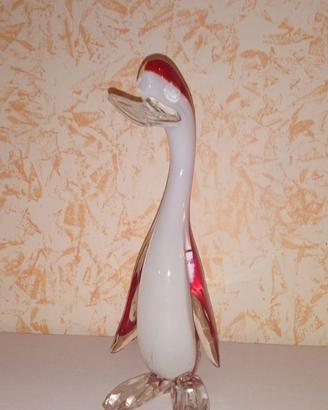 Pinguino in vetro di Murano