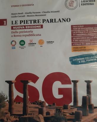 Le pietre parlano . Libro di storia volume 1.