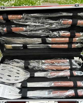 Set barbecue valigietta