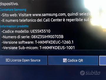 Smart tv Samsung 55 pollici bianca Ostia antica