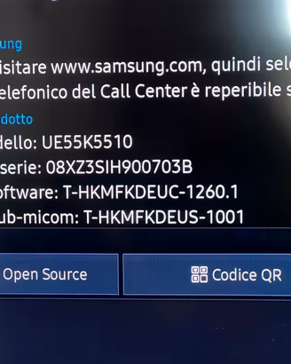 Smart tv Samsung 55 pollici bianca Ostia antica
