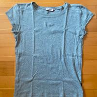 Maglietta grigia in cotone MAX & Co