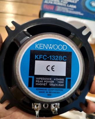 coppia diffusori auto Kenwood 