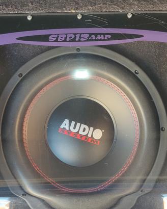Subwoofer attivo 700w per auto