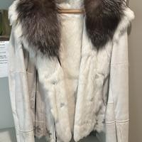 Giacca da donna vera pelle e pelliccia