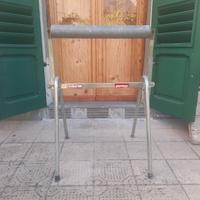cavalletto a rullo regolabile